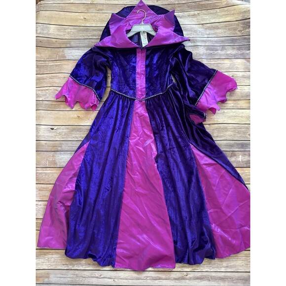 Disney Castle Collection Maleficent Deluxe Costume Head Piece NWT Purple 11 / 12 - Picture 1 of 8